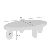 Cobblestone Coffee Table - White balance