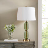 Green Glass Table Lamp - OROA
