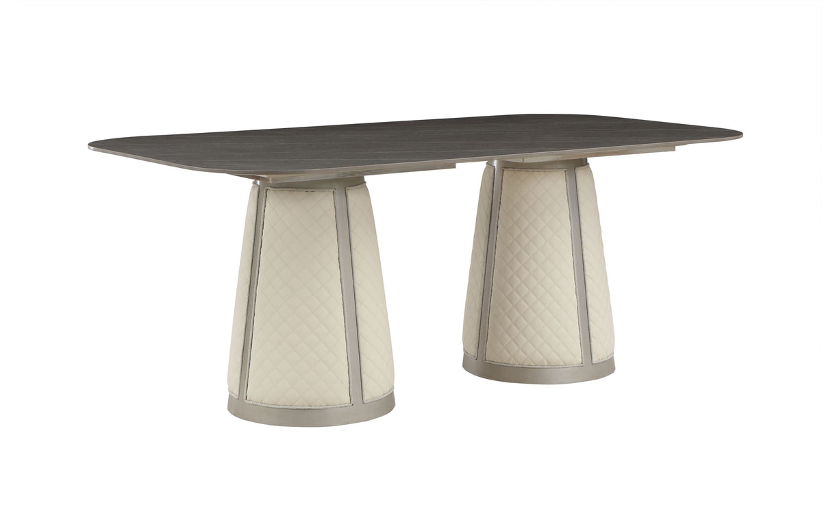 Stone Gray Sintered Stone Dining Table | OROA