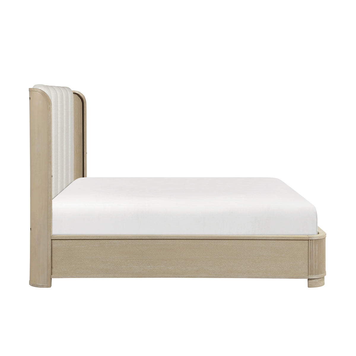 Light Brown Queen Bedroom Furniture Set of 6 – OROA, view 5