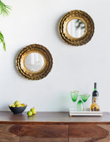 gold mirrors small 