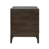 Brown and Cream Geometric Nightstand – OROA, view 4