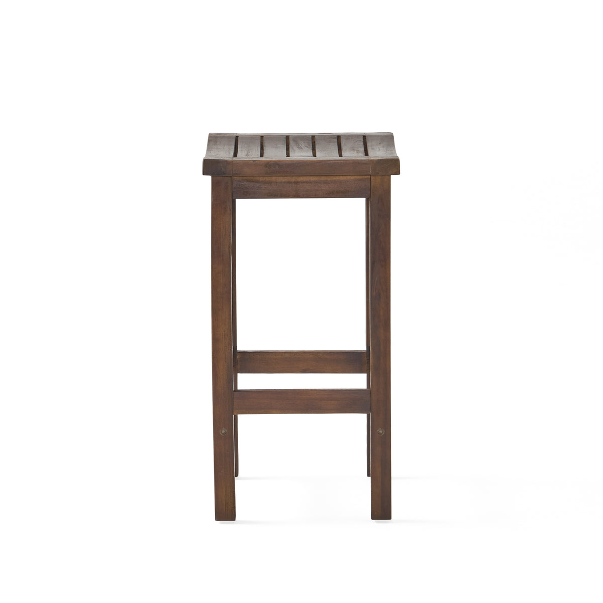 Mahogany Brown Acacia Outdoor Counter Stools Set of 2 – OROA, view 2