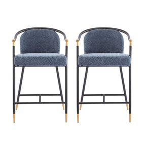 blue bar stool