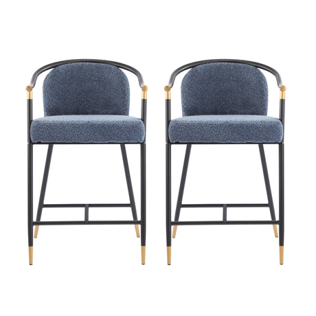 blue bar stool