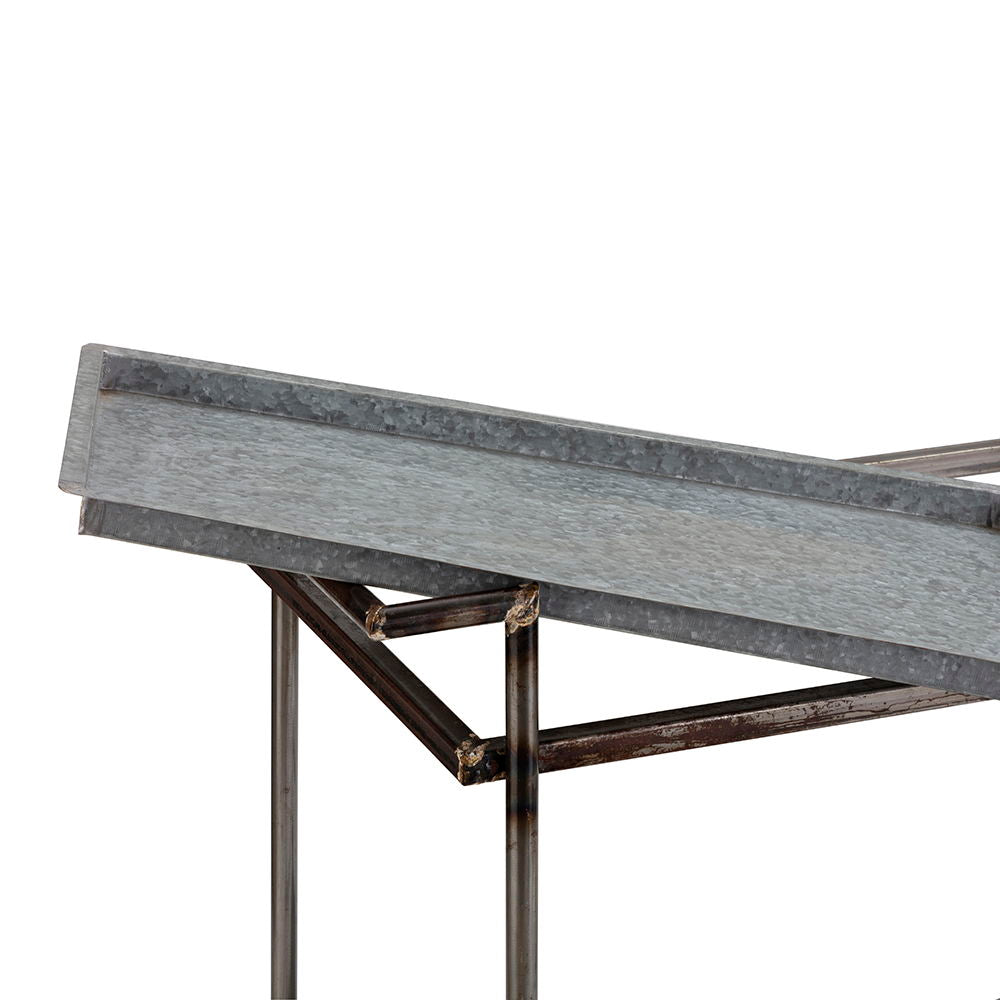 Industrial Gray Bar Cart - OROA