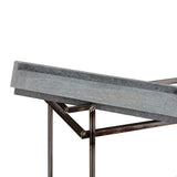 Industrial Gray Bar Cart - OROA