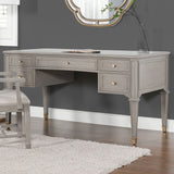 5 Drawer Executive Desk - Dove Gray