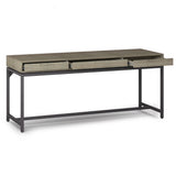 Handcrafted Solid Wood & Metal Desk - OROA