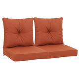 Outdoor Deep Seat Cushions for Patio Furniture, (S/2)