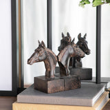 Sculptural Horse Bookends (S/2)