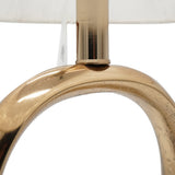 Oval Shape Metal Table Lamp - OROA