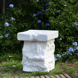 Minimalist Patio Side table White - OROA