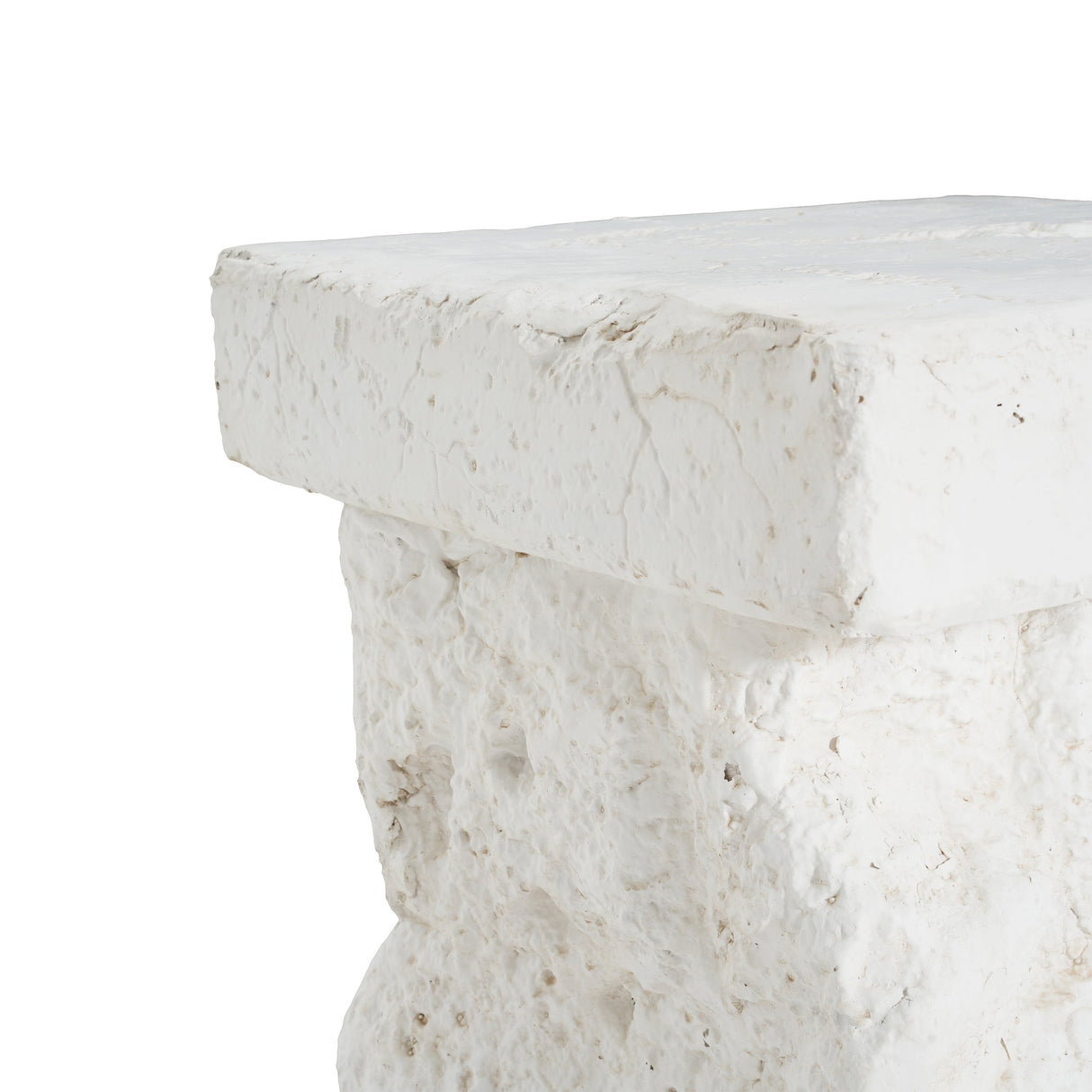 Minimalist Patio Side table White - OROA