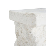 Minimalist Patio Side table White - OROA