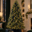 Modern European furniture - 83" Realistic Hybrid Christmas Tree - www.oroa.com