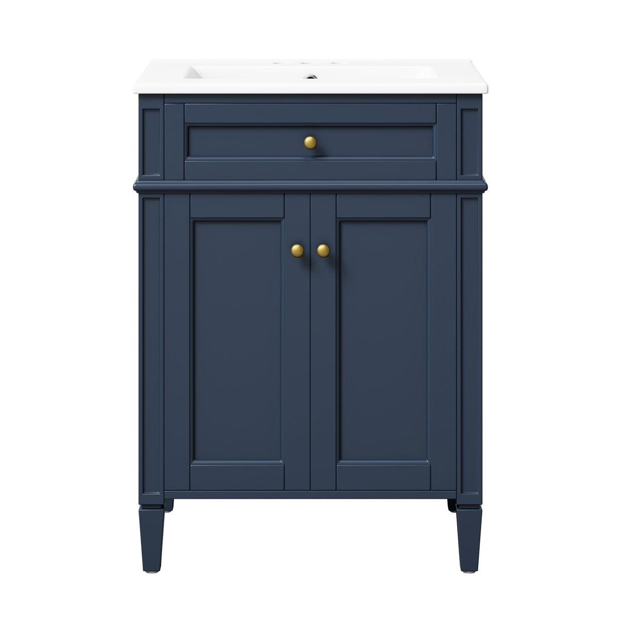 French Bathroom Vanity & Tip-Out Drawer - OROA