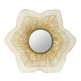 Metal Starburst Wall Mirror - OROA