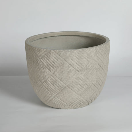 Round Concrete Planter (S/2)