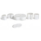 Elegant Marble Bathroom Accessories Set - OROA (S/6)