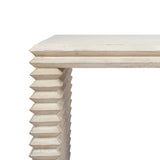 Geometric Waterfall Dining Table -  Reclaimed Wood - OROA