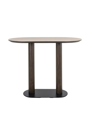 Brown Oak Bar Table | Richmond Interiors Ritz