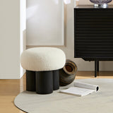 White Teddy Mushroom Stool | OROA