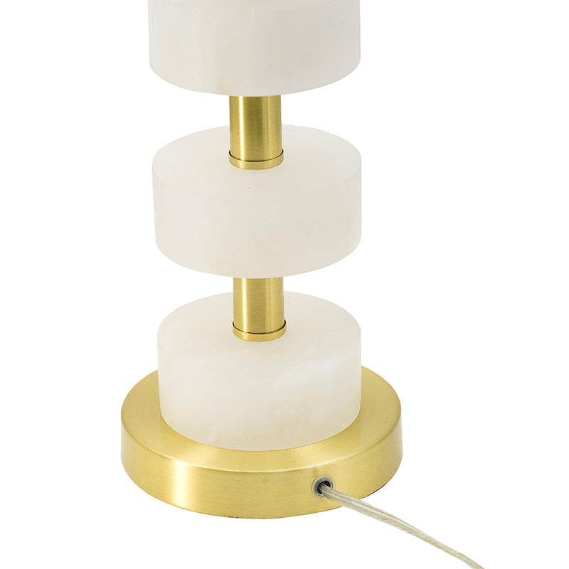 Marble Table Lamp Vintage Charm - OROA