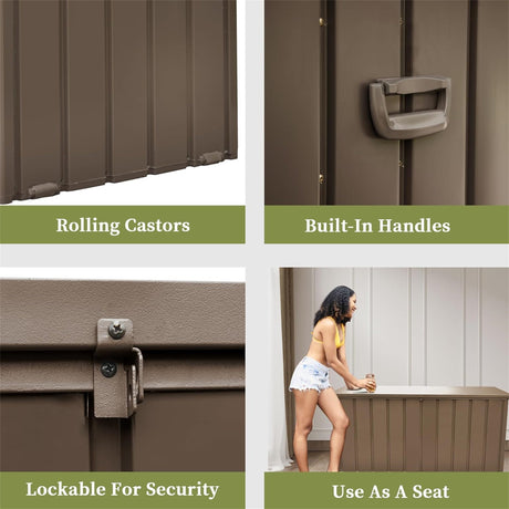 Outdoor Storage Deck Box Waterproof