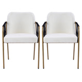 Modern Glam Upholstered Dining Chairs (S/2) - OROA
