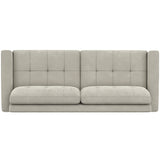 Fog Beige Tufted Upholstered Sofa – OROA, view 6