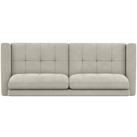 Fog Beige Tufted Upholstered Sofa – OROA, view 6