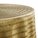 Draped Antique Gold Coffee Table | Catchy