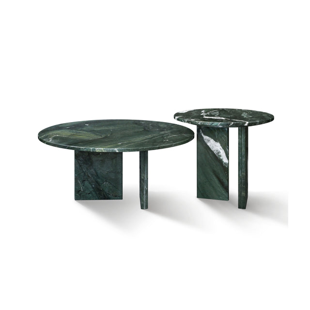 green marble coffee table set 