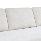 Knox Modern Farmhouse Sofa, Light Beige Chenille with Pinewood Frame - OROA Online Furniture
