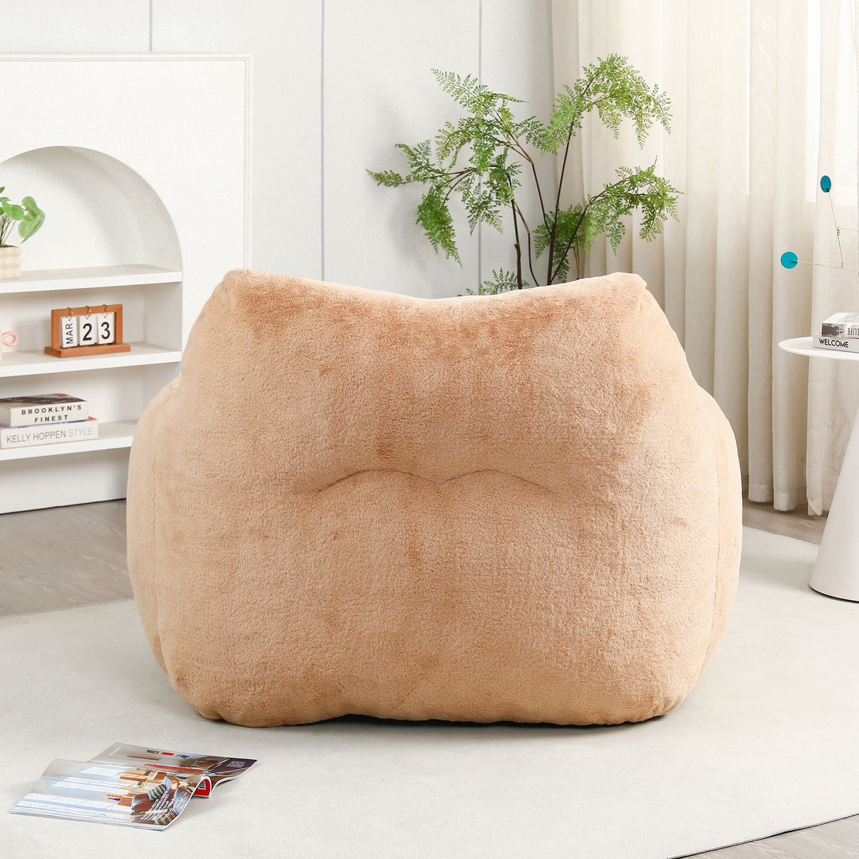 Beanbag Sofa Chair With Armrests - OROA
