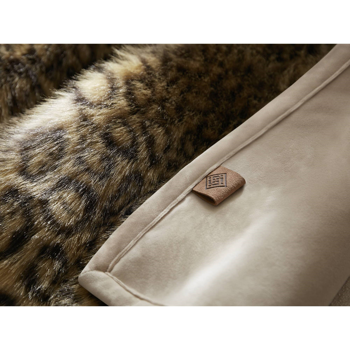 Modern European furniture - Oversized Leopard Faux Fur Throw Blanket - www.oroa.com
