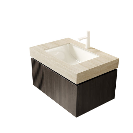 Modern Bathroom Vanity with Stone Top - OROA