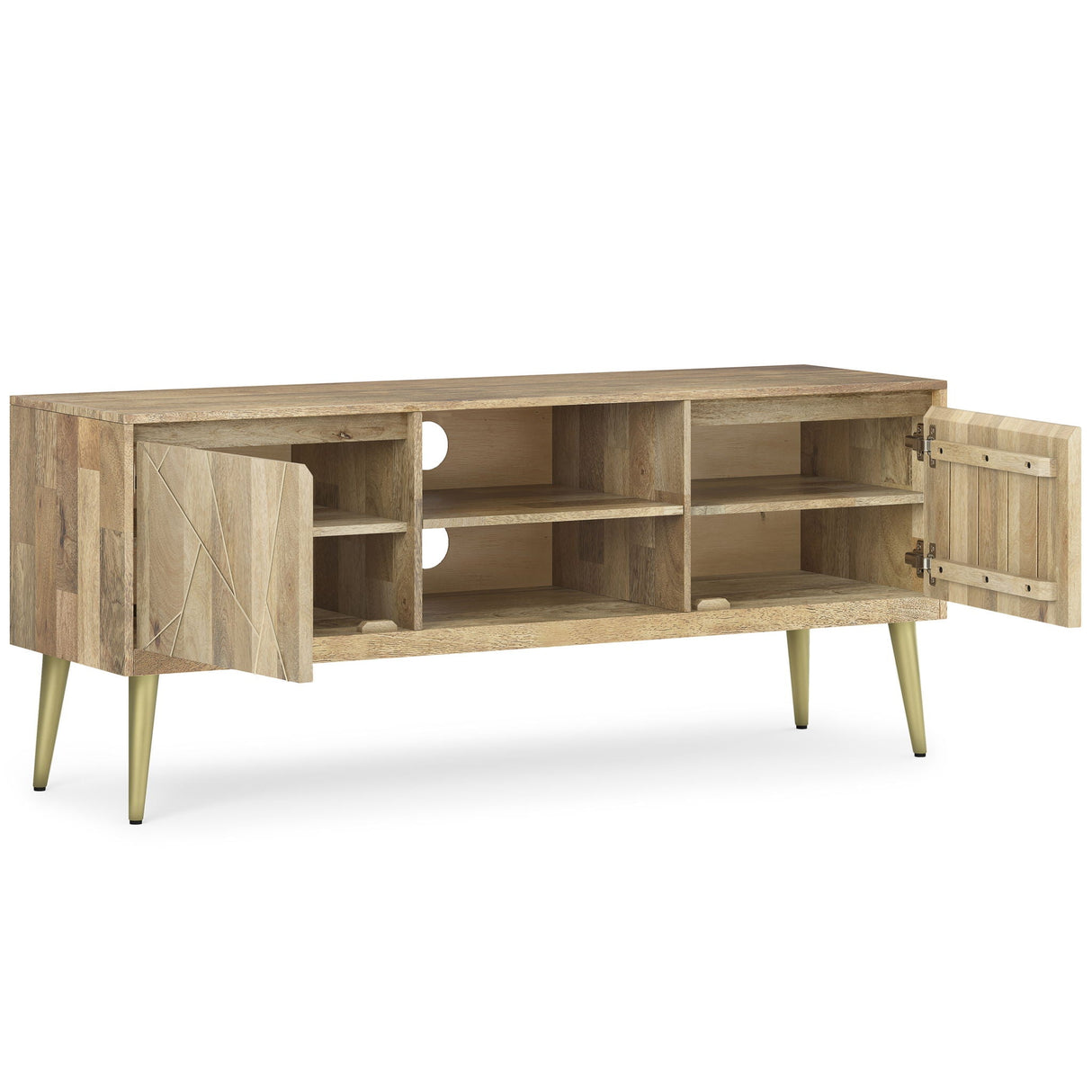 Jager - TV Media Stand - Mango Wood