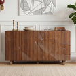 Brown Woven Pattern Sideboard 59 Inch – OROA, view 4