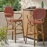 Outdoor Bar stool - French Bistro Red
