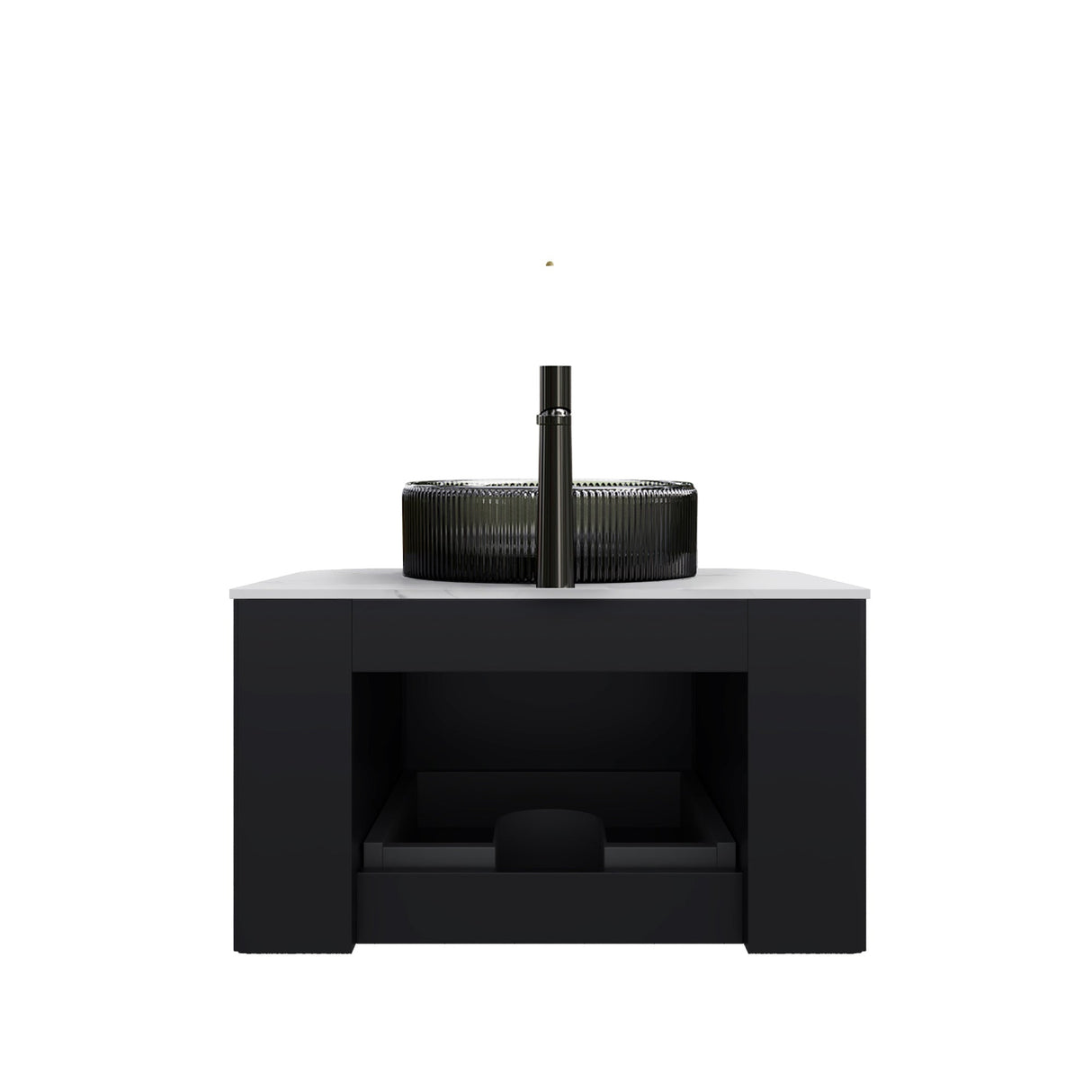 Modern Bathroom Vanity & Sink - OROA