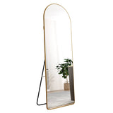 Floor Mounted Full Length Mirror - Gold Frame - OROA