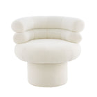 Round Swivel Accent Chair For Living Room - Blushy