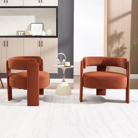 Accent Chair for Living Room, Velvet Touch