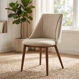 modern beige dining chair