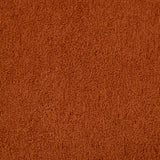 Round Orange Bouclé Loveseat - OROA