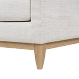 Knox Modern Farmhouse Arm Chair, Light Beige Chenille with Pinewood Frame - OROA Online Furniture