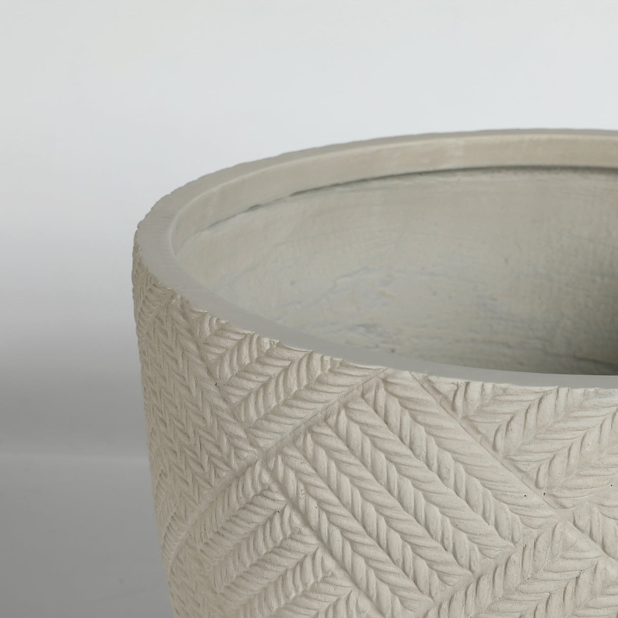 Round Concrete Planter (S/2)