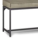 Handcrafted Solid Wood & Metal Desk - OROA